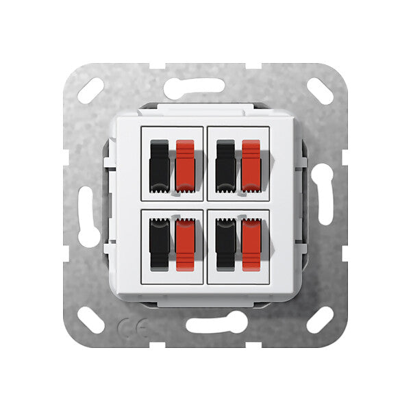 Gira Lautsprecher Anschluss 4fach rws 569403